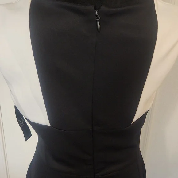 New York & Company Black and White Sleeveless Dress, M - Picture 5 of 13
